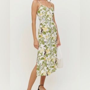 Reformation Cassandra Dress in Tropics - new with tags, still in plastic!